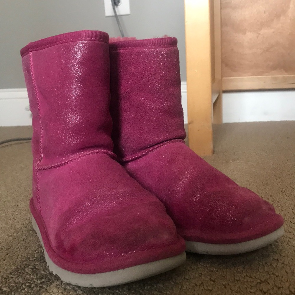 Sparkly Pink UGG boots